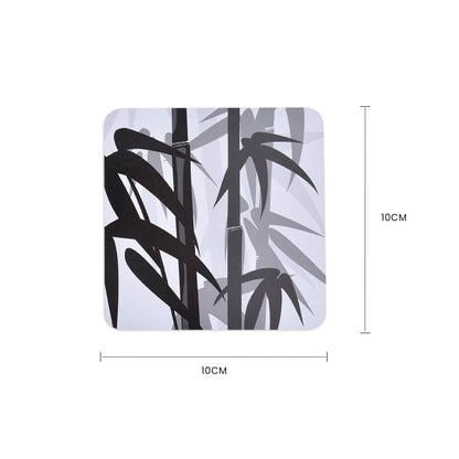 8 Pcs Clevinger MDF Placemats and Coasters Bamboo