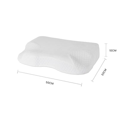8cm Memory Foam Mattress Topper + 2 Memory Foam Contour Pillows – Single Size Sleep Upgrade Set with Bamboo Covers