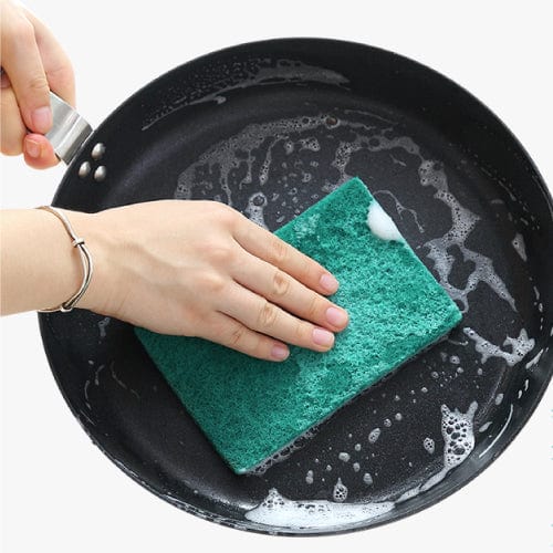 50 Pcs  Heavy‑Duty Non‑Scratch Scouring Pads – Quick‑Dry Kitchen & BBQ Cleaning Pads